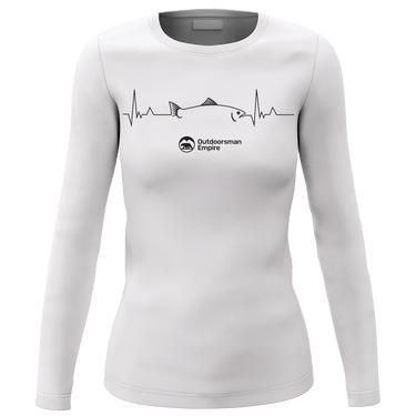 Fishing Cardiogram Women Long Sleeve Shirt